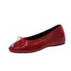 Zapatos Planos Estilo Ballet Nuevos Versión Coreana Otoño 2026 con Lazo Dulce, Boca Baja, Aumento Interno de Altura, Suela Suave Zapatos de Mujer
