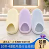 Protetores de pé de silicone exclusivos transfronteiriços, anti-vazamento, hidratantes, capas de máscara para os pés, meias de cuidado, máscara para os pés amaciante anti-rachaduras