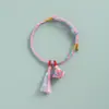 Pulsera tejida a mano de colores del Festival del Bote del Dragón, Pulsera de hilo de cinco colores, Pulsera tejida a mano tradicional para bebé de hilo de cinco colores