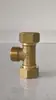 Conector en T para tubería de agua, tipo rosca interior y rosca exterior, unión para calentador de agua, uno a dos, 1/2 pulgada, engrosado, accesorios de cobre macizo, otros