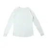 Camiseta de Manga Larga Raglán de Lana Merino Patchwork de Oveja Perdida Secado Rápido para Mujer Camiseta de Lana Merino Secado Rápido