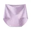 Pantaletas de algodón puro jacquard de cintura alta para tallas grandes, ajustadas a la cadera, longitud extendida, sin costuras, cómodas, con entrepierna antibacteriana para mujer