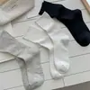 Nuevos Calcetines Finos de Rayas y Color Sólido Estilo Coreano Ins para Primavera y Verano Calcetines Versátiles para Mujer Calcetines de Media Pantorrilla Calados Estilo Ballet