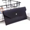 Nova bolsa de pincéis de maquiagem, bolsa de armazenamento tipo envelope com alça de PU, nécessaire, bolsa portátil, bolsa interna, em estoque, venda direta da fábrica