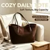 Bolso tote de moda retro transfronterizo 2026 nuevo de moda de gran capacidad bandolera casual con textura para el hombro bolso de mujer