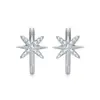Arete de Lujo de Estrella de Seis Puntas de Plata 925, Modernos 2025 Más Vendidos Moda Versátil Pendientes