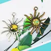 NIANXING accesorios para joyería pegatinas 12mm aleación base de sol retro NIANXING hecho a mano tiempo Tesoro