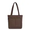 Bolsa de Hombro Casual Artística Transfronteriza para Mujer 2026 Nueva Gran Capacidad Bolso de Tela de un Solo Hombro Bolsa para Estudiante Universitario Viaje Diario