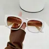 Gafas de Sol Cat-Eye de Marco Grande para Mujer, Cuadradas y Redondas de Moda para Rostro, Gafas de Sol con Protección Solar Adelgazantes, Estilo Celebridad de Internet, Gafas de Sol Estilo Ins