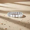 Pulseira Modular Italiana Popular Transfronteiriça DIY Montagem Personalizada Pulseira Colar Tornozeleira Corrente Elástica Pulseira de Relógio Joias
