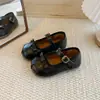 Zapatos de Cuero Nuevos de Verano para Niñas Estilo Coreano Zapatos de Princesa Suela Suave Antideslizante Estilo Bosque Retro Mocasines de Princesa