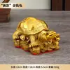 Estatueta de Tartaruga Dinheiro de Latão, Artesanato para Decoração de Casa, Decoração de Escritório, Ornamento de Mesa Estilo Chinês de Latão Presente