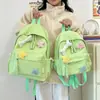 Mochilas para Alunos do Ensino Fundamental Anos 1-3, Mochilas Simples e Versáteis para Meninas, Bolsas de Viagem de Nylon Casuais Fofas