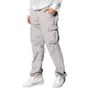 Amazon Macacão Reto Casual Solto Multi-Bolso para Homens Calças de Fitness para Exterior