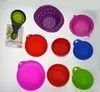 Juego de 23456 piezas con mosquetón, silicona, para mascotas, perro, cuenco plegable