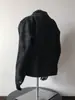Chaqueta de cuero deconstructada tie-dye estilo retro americano 2026 para hombre, elegante chaqueta de cuero corta y ancha con bordados a la moda