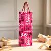Bolsas para Empacar Vino Tinto, Bolsas de Regalo, Bolsas de Vino para el Día de San Valentín, Bolsas Tote de Regalo, Bolsas de Empaque de Regalo de Cartulina Blanca, Bolsas para Empacar Fiestas