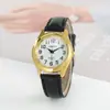 Transmisión en vivo de microempresa nuevo reloj de pulsera imitación oro moda mujer hombre cuarzo transfronterizo reloj de pareja productos genuinos
