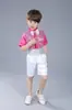 Traje de Coro Infantil 1 de Junio Pantalones con Tirantes para Niño Traje de Vestido con Lentejuelas Traje de Recitación de Poesía Infantil