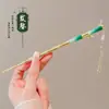 Grampo de Cabelo com Borla Estilo Antigo para Mulheres 2025 Novo Novo Grampo de Cabelo Chinoiserie Grampo de Cabelo Adorno de Cabeça Acessórios para Cheongsam Acessórios de Cabelo Chinoiserie