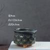 Vintage floreira cerâmica grande e pequeno calibre multi-carne vaso pintado à mão de alto valor penhasco velho pilha de carne planta barro vaso