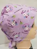 Gorro Quirúrgico Estampado para Mujer de Algodón Puro Gorro para Quirófano para Hombre Gorro Fino de Algodón para Quimioterapia Primavera y Verano Gorro para Estomatólogo Enfermera