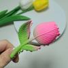 Pinza para el pelo con forma de girasol de verano coreano, pinza para el pelo con forma de tulipán, pinza para el pelo con forma de tiburón, venta al por mayor