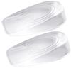 Sapatos Exigem Palmilha Interna Transparente de Silicone para Aumento de Altura, Meia-Palmilha, Protetor de Calcanhar Macio e Invisível, Palmilha para Aumento de Altura, Lavável e Confortável