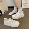 Nuevas zapatillas ins versión coreana 2026 para mujer, zapatillas de correr transpirables de otoño con suela gruesa y parte superior de cuero