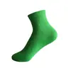 Calcetines Casuales Versátiles Estilo Pareja, Calcetines de Algodón Sin Costuras No Elásticos, Calcetines Deportivos para Hombre de Media Pantorrilla, Calcetines Deportivos Blancos para Mujer
