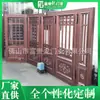 Puerta Plegable Colgante Sin Rieles de Aleación de Aluminio Casa Valla Exterior Puerta de Garaje Patio Puerta Inteligente Control Remoto Personalización