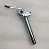 Trava de canote de selim para veículo elétrico, anti-roubo com trava, tubo flip dobrável com trava, conexões para canote de selim 0.65