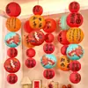 Farolillos Rojos de Boda con Caracteres Chinos, Farolillos de Papel con Caracteres de Felicidad y Bendición, Decoraciones Colgantes, Accesorios, Decoración de Habitación de Boda