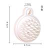 Japonês Shampoo Artefato Massagem Pente Cabeça Shampoo Escova Macia Cabeça Scratch Silicone Shampoo Escova Limpeza Couro Cabeludo