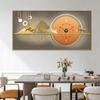 [30cm * 60cm] Pintura decorativa nórdica para restaurante, pintura colgante moderna minimalista para sala de estar, pintura colgante de lujo ligero, reloj