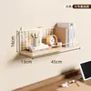 Estante de pared, instalación sin taladro, perfecto para dormitorios estudiantiles, imprescindible para recámaras, divisor de pared, cesta colgante, estante de almacenamiento