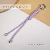 Morado Hecho a Mano Pintado a Mano Cuentas Accesorios DIY Bolsa de Joyería Colgante Cadena para Teléfono Móvil Colgante para Coche Morado Soñador Cuentas Sueltas