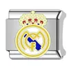 Camisa do Messi Clube de Futebol Manchester United Logo do Real Madrid Módulo Italiano Pulseira Acessórios DIY Pulseira Elástica