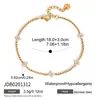 Pulsera Jieding de Acero de Titanio Apilable Lujo Ligero Sensación de Alta Gama Joyería de Mano Acero Inoxidable Venta al por Mayor Transfronteriza Moda Joyería de Oro de 18K