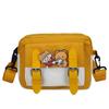 Bolsa Casual Estilo Coreano 2025 Bolsa de Ombro de Lona para Trabalho Nova Floresta Cor Pura Estilo de Rua Menina Estudante Bolsa Transversal
