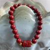 Pulsera de cinnabario con borde de patilla de fábrica estilo nacional pulsera estilo 108 cuentas estilo múltiple fabricantes suministro gran cantidad