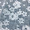 Tela de encaje de algodón brocado exquisita pequeña flor de ciruelo línea de hueso vestido de novia accesorios de ropa hecho a mano DIY tela de encaje