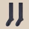 Calcetines de tubo largo calcetines para la pantorrilla de hombre con forro polar engrosados invierno desodorantes cálidos calcetines de tubo medio para hombre calcetines de tubo alto otoño e invierno