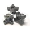 M6M8M10 Perilla de plástico hexagonal con orificio pasante flor de ciruelo Tuerca de cabeza de goma Tuerca de tornillo manual Tuerca de manija