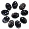 Anel de superfície de ovo 15*20mm cristal natural superfície de arco único geométrico oval acessórios de pedra nua para joias DIY