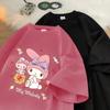 Camiseta de manga corta de estilo extranjero para niños de Fried Street, camiseta de verano para niños de talla mediana y grande, camiseta de media manga de verano a la moda