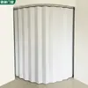 Porta Sanfonada Dobrável Retrátil de Loja Personalizada com Arco Irregular, Novo Tipo de Porta Sanfonada para Cozinha Sem Trilho Inferior, Porta Sanfonada de PVC para Divisória à Prova de Fogo