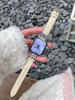 Conector de Hebilla Metálica y Correa de Cuero Adecuado para Apple iWatch 11ª Generación 10/987Ultrase