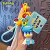 Colgante Llavero Original de Pokemon Muñeco de Dibujos Animados Lindo de Pikachu Colgante para Llavero de Coche de Pareja Venta al por Mayor
