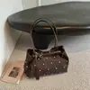 Bolso de hombro para el día a día, bolso tote, diseño de lunares, estilo retro, gran capacidad, bolso de mujer de moda, nuevo bolso casual Otoño/Invierno 2026